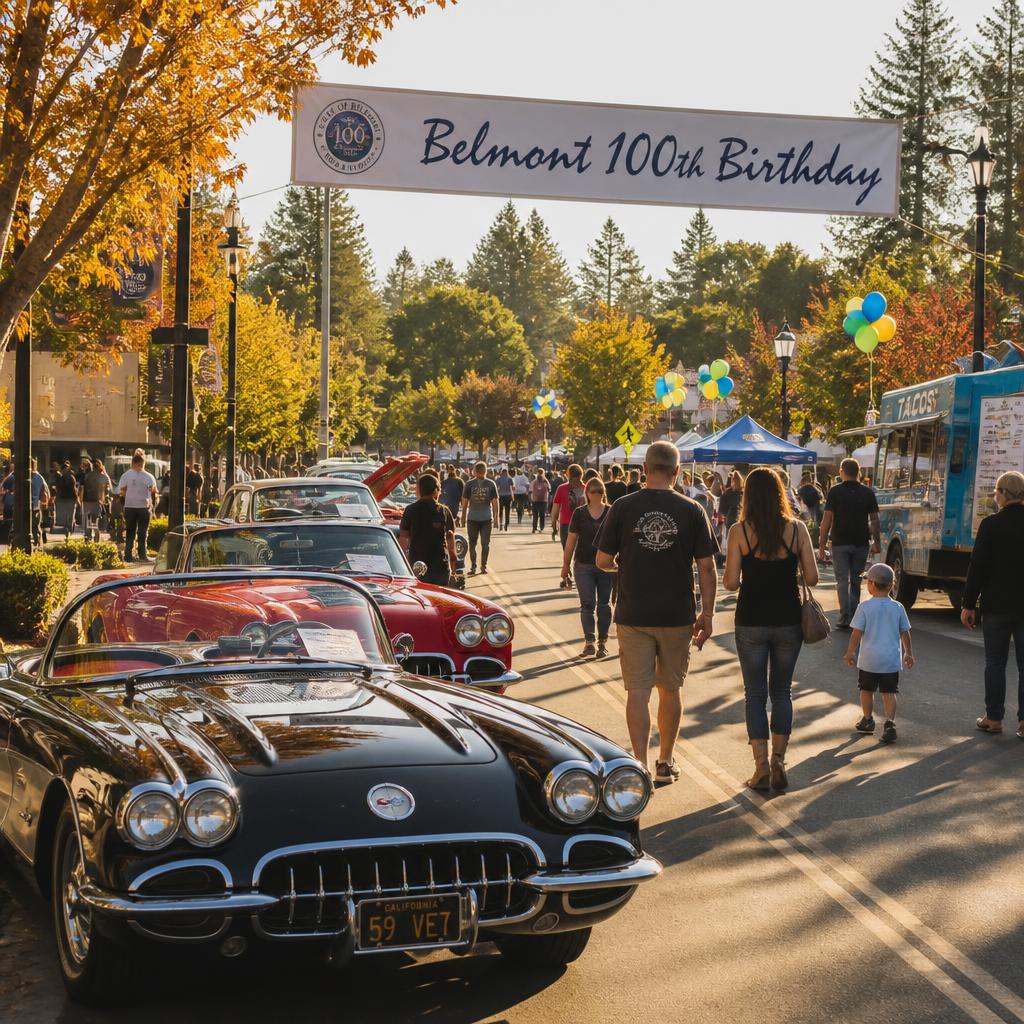 Belmont 100th Birthday Celebration — Car Parade & Show