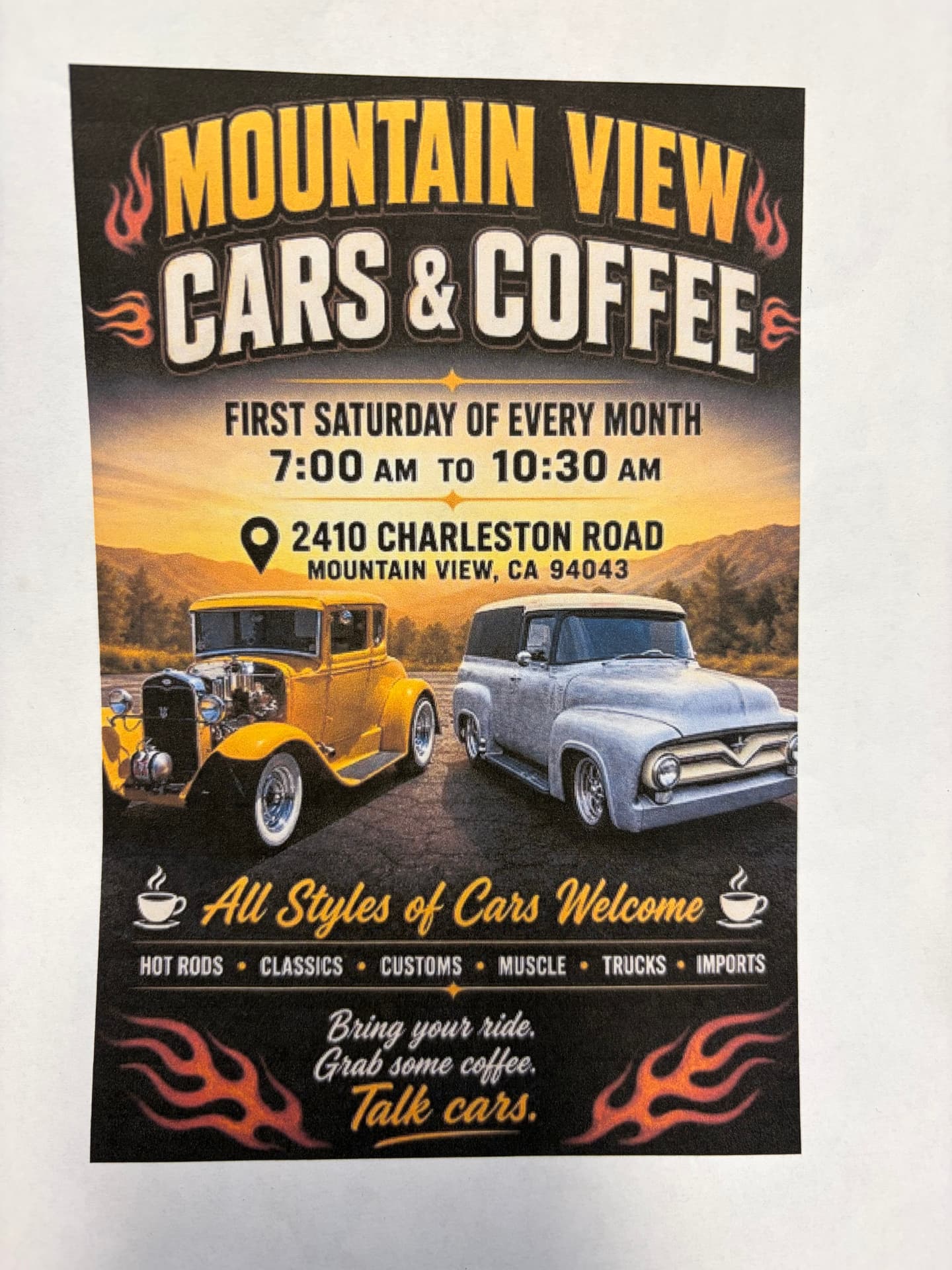 Mountain View Cars and Coffee